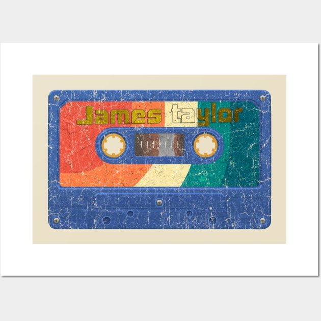 Cassete vintage james taylor Wall Art by bardo_bardon